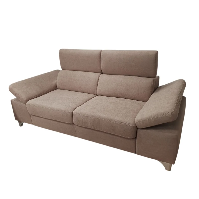 Divano Alba 3 Posti con Poggiatesta e Braccioli Regolabili | Comfort Premium