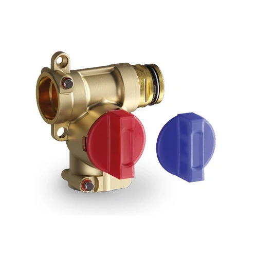 Valvola t4 dn10 tee f13 ffm dx connessione f13 dn10