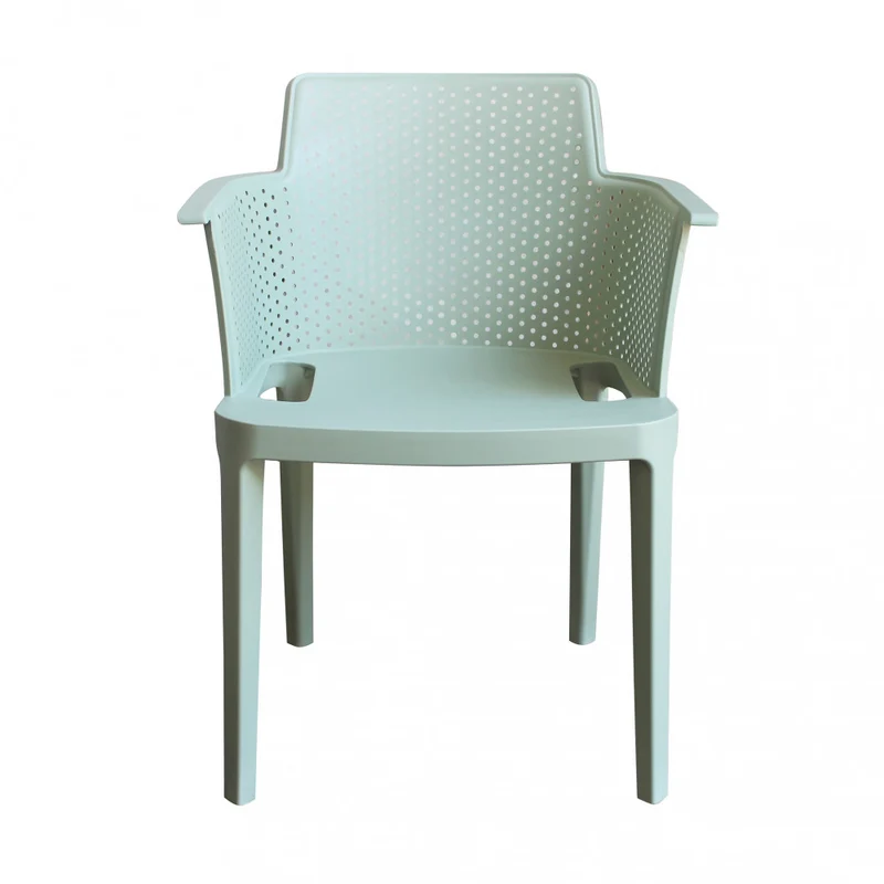 STACKABLE POLYPROPYLENE ARMCHAIR WITH ARMREST