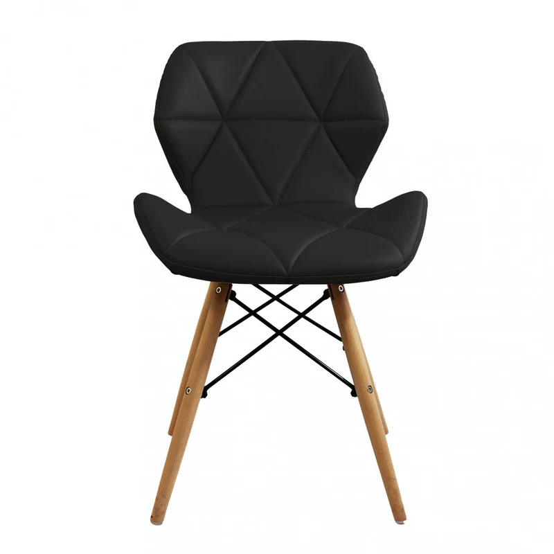 MODERN BLACK UPHOLSTERED CHAIR - ANNAPOLIS