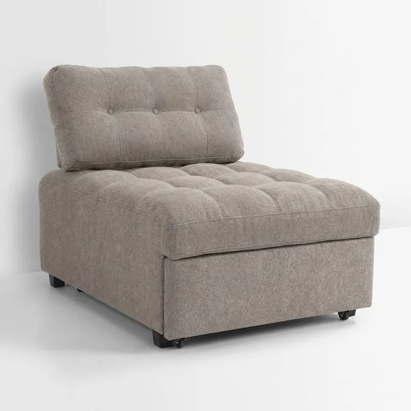 Poltrona Letto Singola Clic Clac Reclinabile con Poggiapiedi