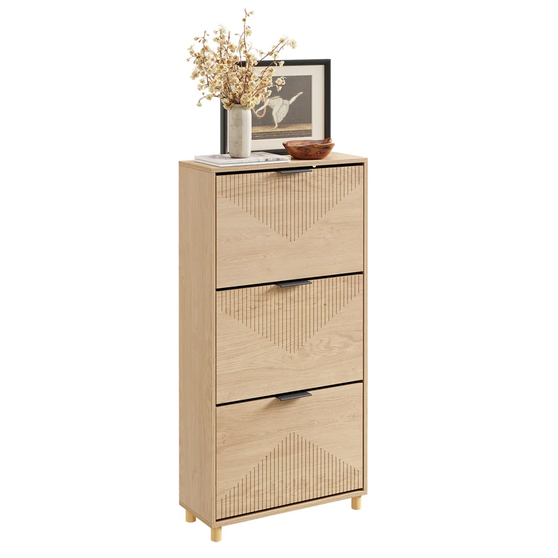 Vorverkauf SoBuy Schuhschrank Schmal Holz 24cm breit FSR213-N