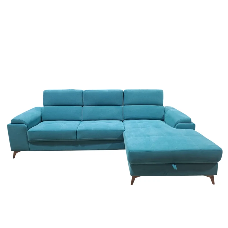 Divano Eros cl dx con Poggiatesta Reclinabili | Comfort Ergonomico e Design Moderno