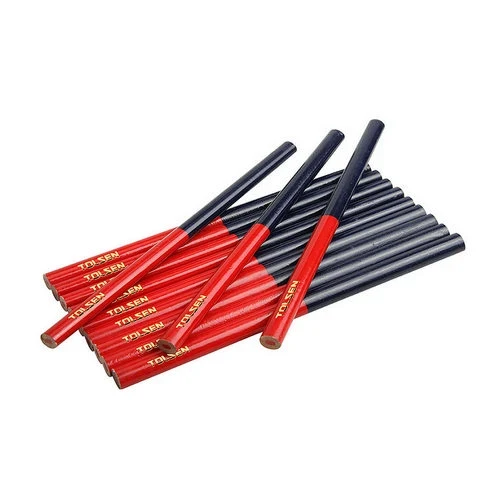 12 pz matita bi-colore rosso blu 5x2 mm