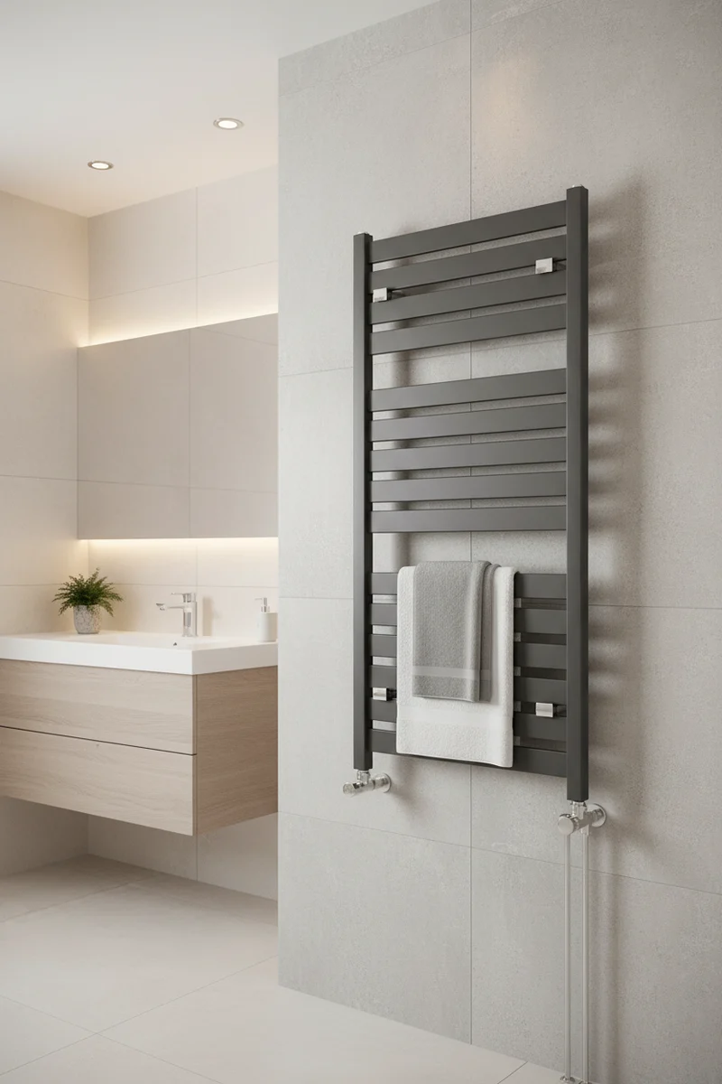 Termoarredo planar verticale antracite h 1243 x int. 470