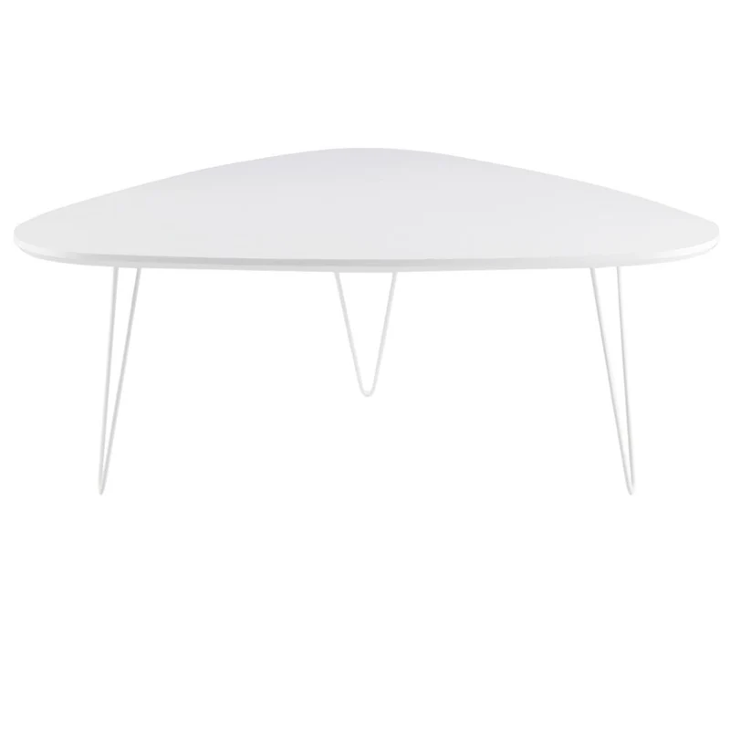 Coffee Table with Shaped Top, Modern 100x38 cm