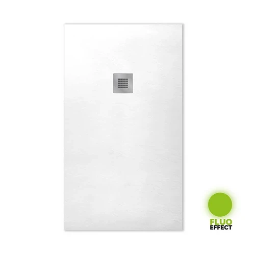 Piatto doccia nymo design bianco fosforescente cm 80 x 140