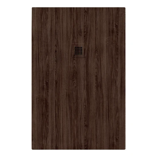 Piatto doccia nymo design noce scuro cm 80 x 170