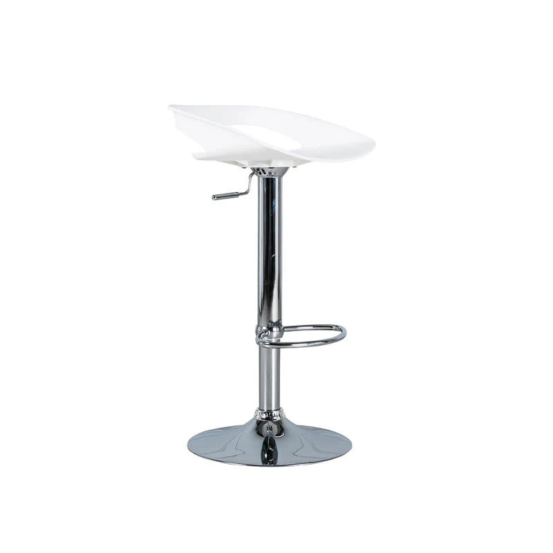Sgabello Bar 40x40xH69/91 cm in Polipropilene Glen Bianco
