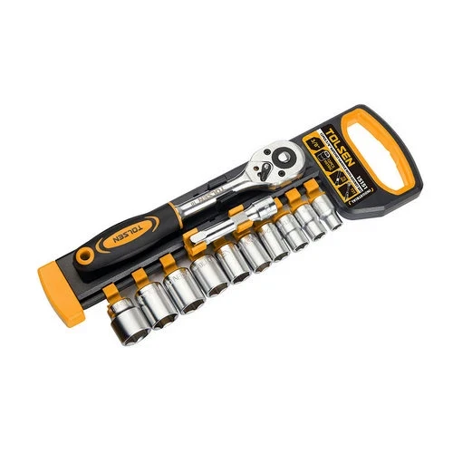 Set 12pz cricchetto reversibile con bussole da 3/8 8-19 mm