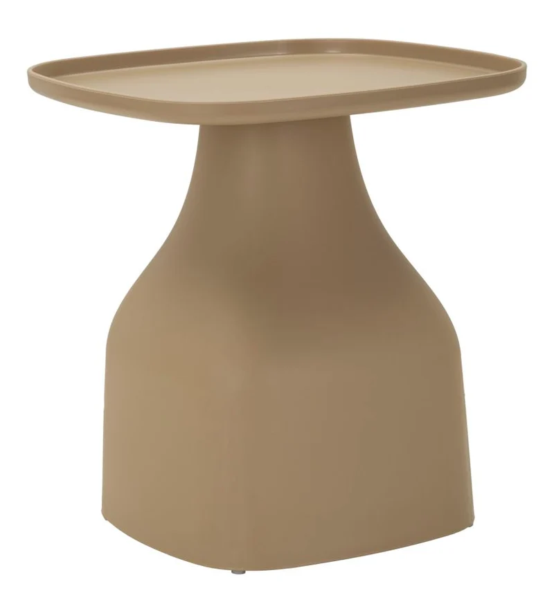 Tavolinetto Gea Tortora 48x48x50 cm in Polipropilene Grigio