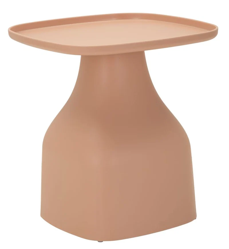 Tavolinetto Gea Rosa 48x48x50 cm in Polipropilene Rosa