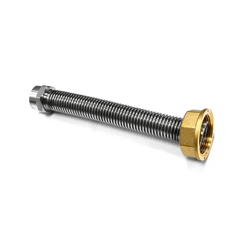 Flessibile inox per contatore gas ff cm. 20 1 x 3/4