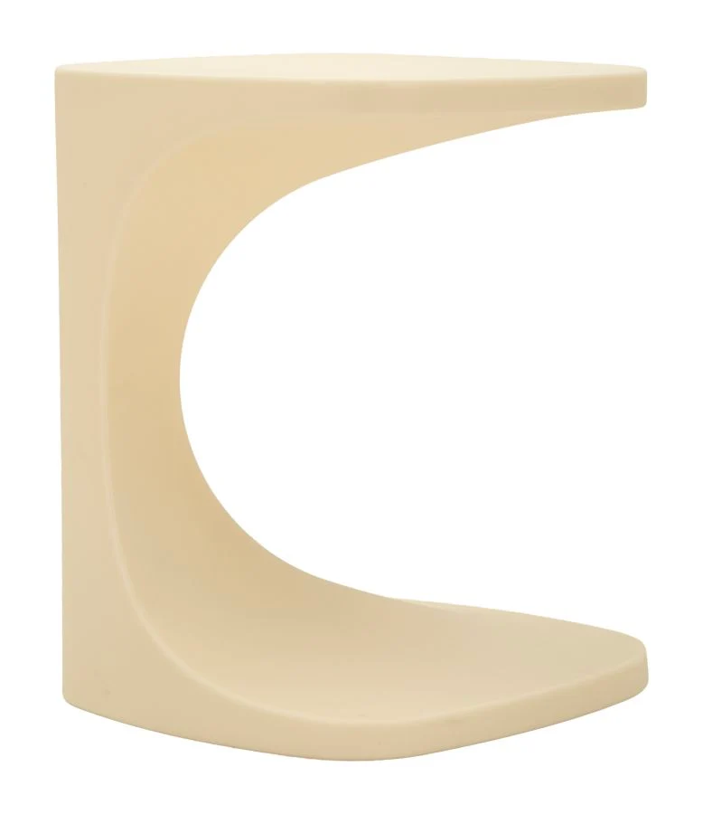 Tavolinetto Ibiza Bianco 42x42x52 cm in Polietilene Bianco