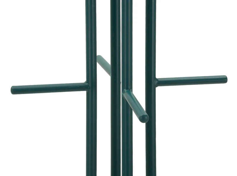 Appendiabiti Saturno Ottanio 45x28x178 cm in Metallo Verde acqua