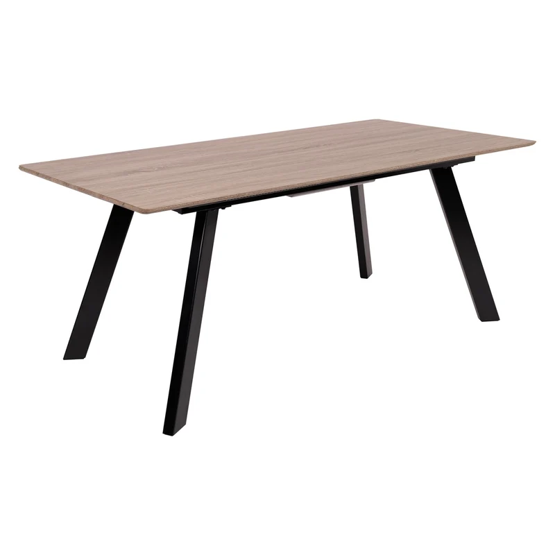 Extendable Dining Table Natural Wood or Stone Effect Finish 180/220 cm