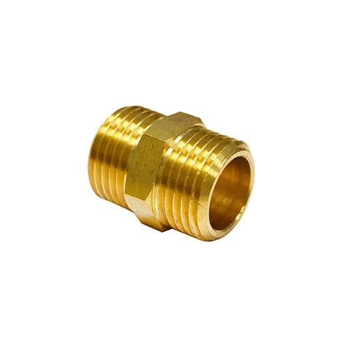 Nipple in ottone per tubi gas e acqua 3/4