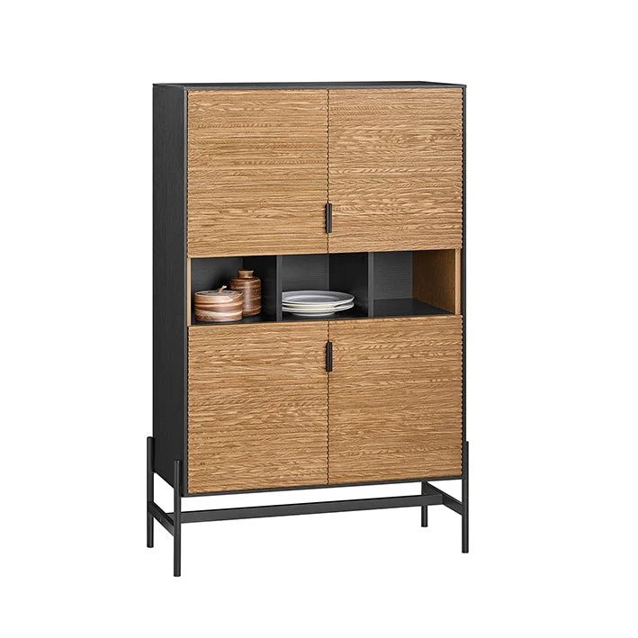 SoBuy | Sideboard | Küchenschrank | Flurschrank | Aufbewahrungsschrank | Buffet | HFSB03-SCH
