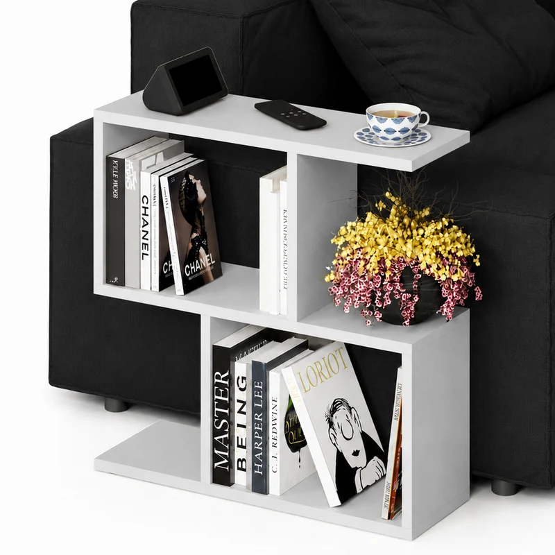 Tavolino da Caffè 60x60x19,5 cm Tavolo S Divano Design Moderno Bianco