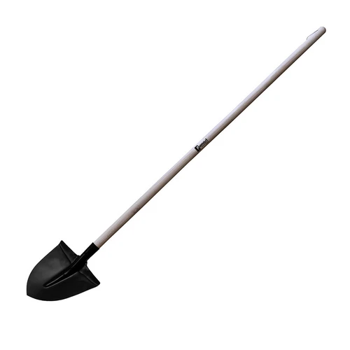 Badile acciaio temperato con manico in faggio 350 x 280 mm