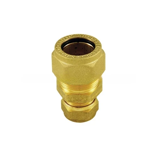 Raccordo dritto doppio inox rame easysolar dn 16 x 15