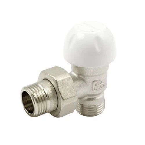 Valvola a squadra termostatizzabile attacco tubo pex multistrato 3/8 24x19 fil d.16