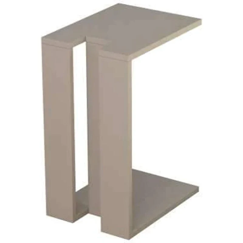 Tavolino da Caffè per Soggiorno 57x40x30 cm Laterale Divano in Legno MDF Tortora