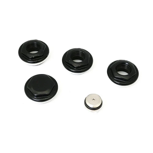 Kit 2 riduzioni dx sx per radiatori tubolari ardesia 1x1/2 nero
