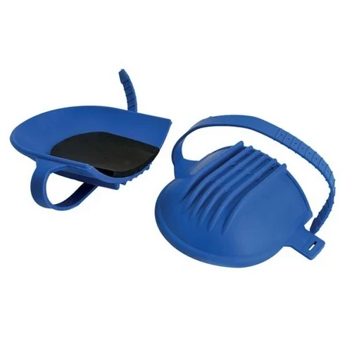 2 pz ginocchiere per piastrellista in gomma blu