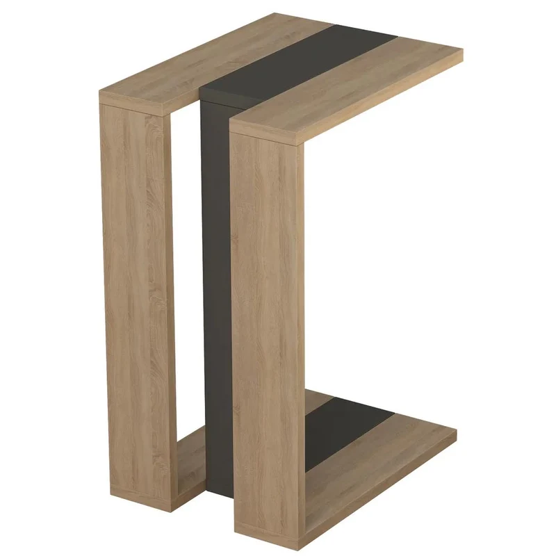 Tavolino da Caffè per Soggiorno 57x40x30 cm Laterale Divano in Legno MDF Quercia