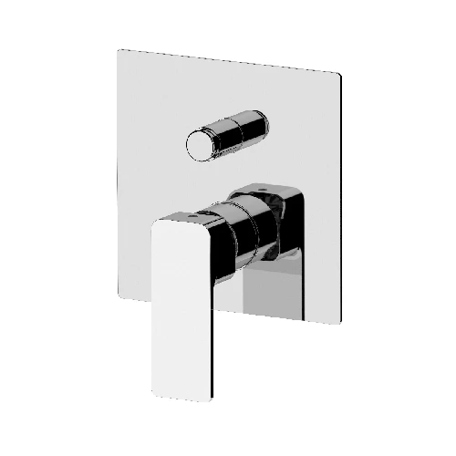 Miscelatore monocomando incasso con deviatore linea icon visual inox