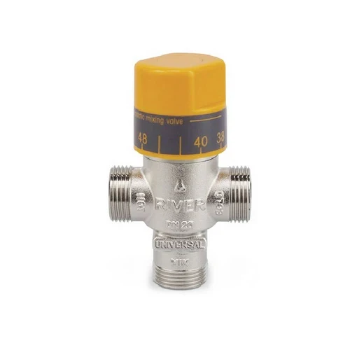Miscelatore termostatico antiscottatura per pannelli solari 3/4