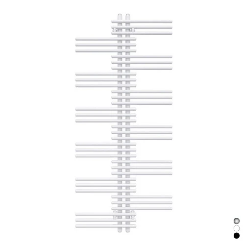 Termoarredo zehnder yucca h. 1340 bianco largh. cm 50