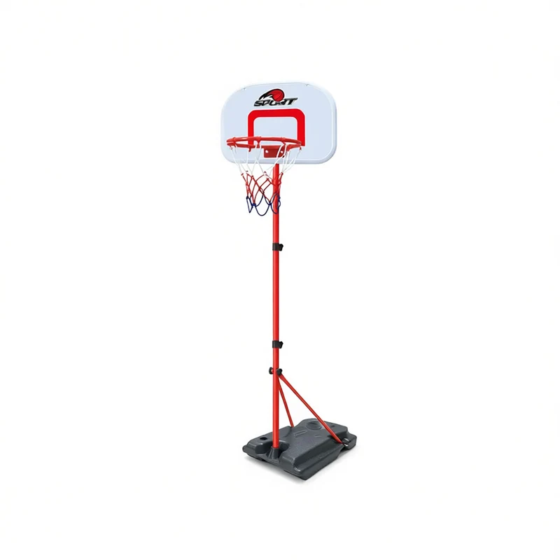 Canestro da Basket Altezza 162 cm con Piantana Palla e Pompa di Gonfiaggio