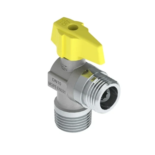 Valvola a sfera per gas angolo mm 1/2 dn 10