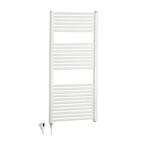 Scaldasalviette elettrico con resistenza termolimitata h. 1200 l. cm 50 700w