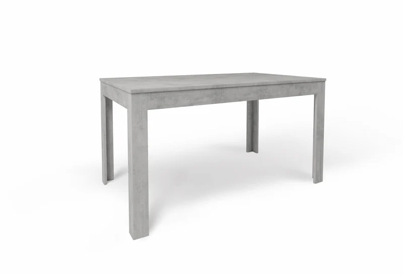 Tavolo Allungabile 140/00x80x75 cm Cemento e Cemento