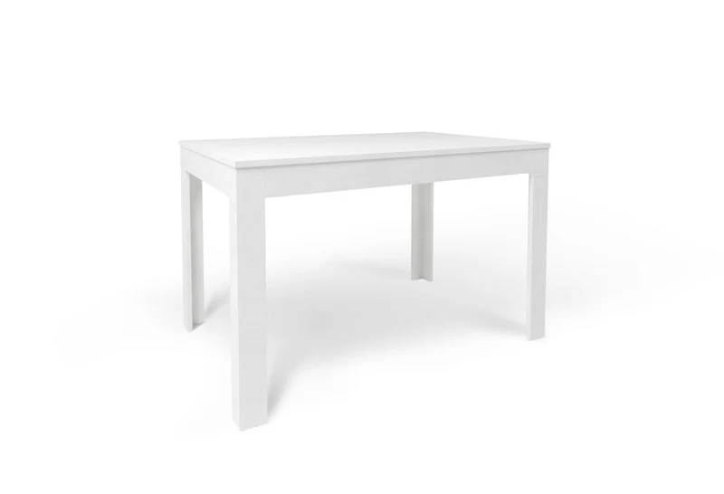 Tavolo Allungabile 120/170x80x75 cm Ossido Bianco e Ossido Bianco