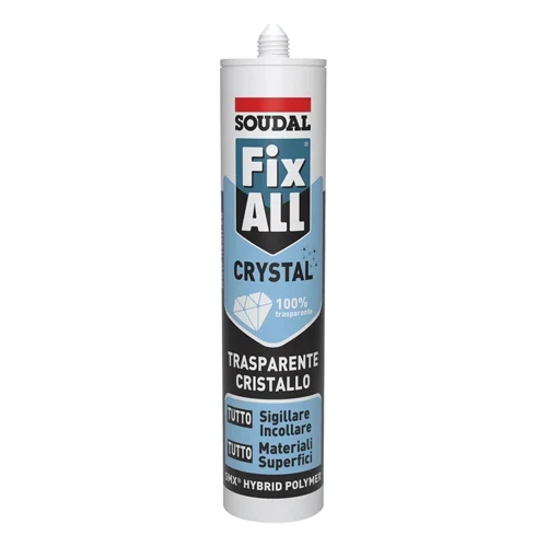 Adesivo sigillante fix all crystal 290 ml
