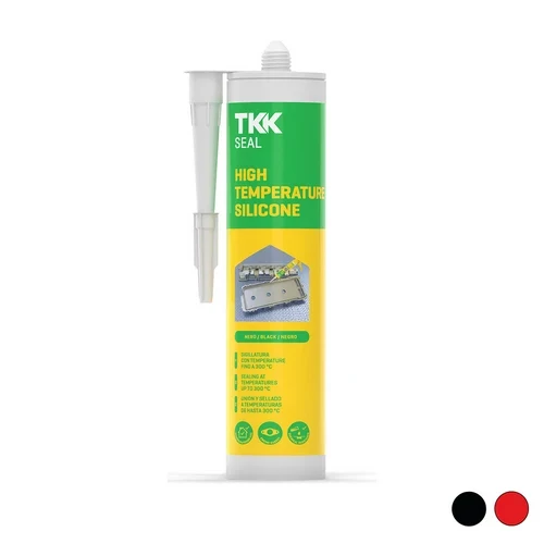 Silicone seal alta temperatura 300 ml nero