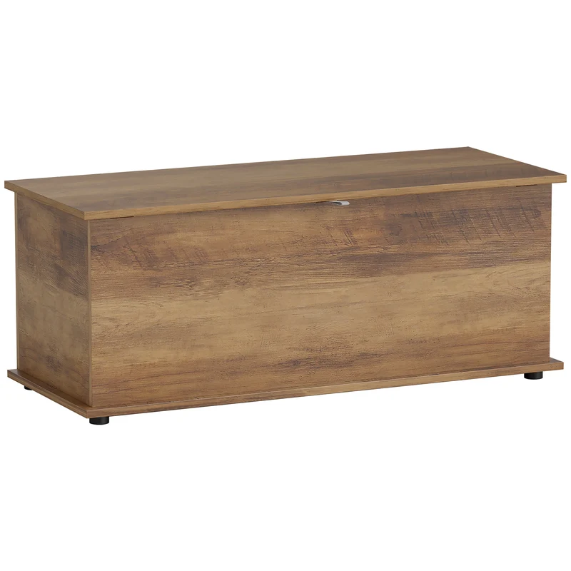 Panca Contenitore 100x40x40 cm Multiuso Capacità 113 L in Legno Ingegnerizzato