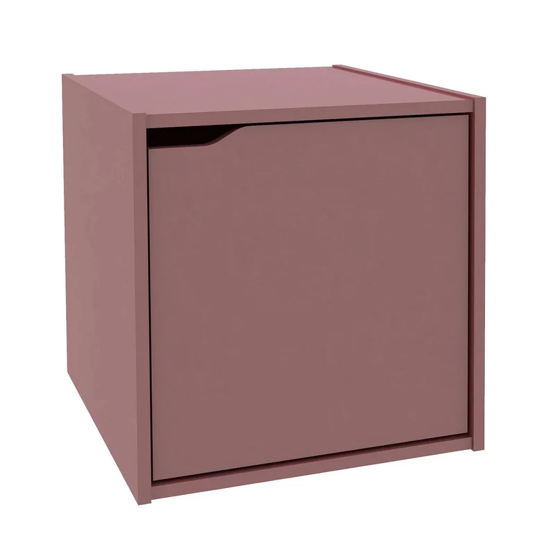 Cubo Composite con Anta 35x35x35 cm in Compensato Mattone Seconda Scelta