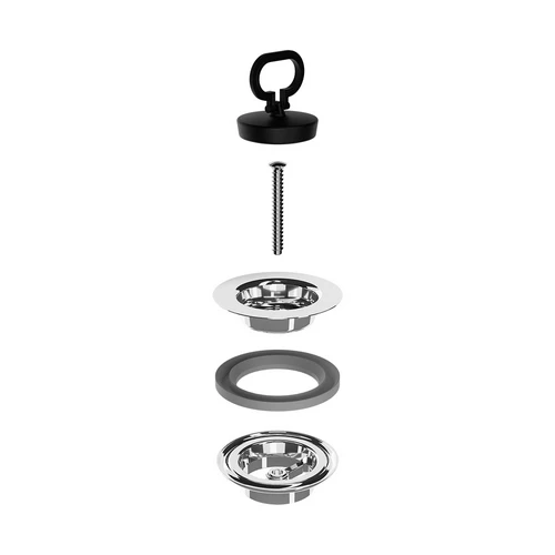 Piletta simplex alluminio tappo con maniglia 1 1/4