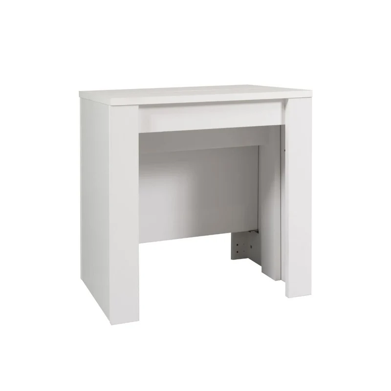 Consolle Allungabile 78,5x54/252x78 cm Baku bianca