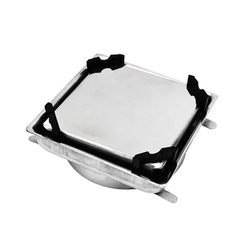 Griglia da pavimento in acciaio inox double-face 100 x 100 mm