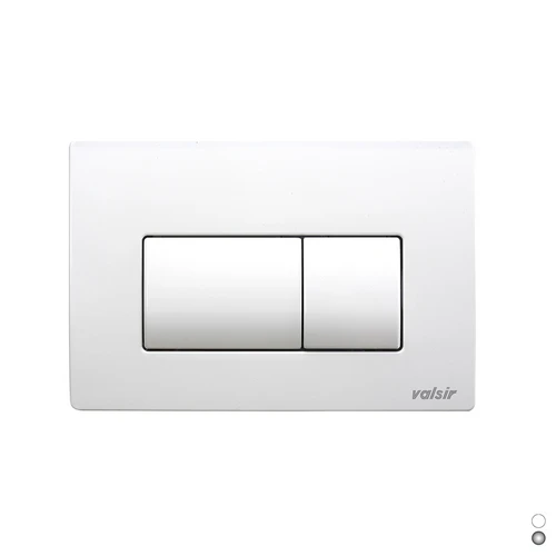 Placca pneu 2 pulsanti per tropea3 - evolut in abs cromato lucido