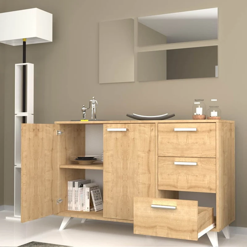 Madia Hayal rovere 135x45x85H cm