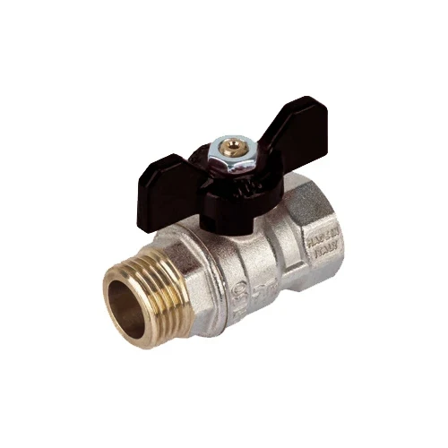 Valvola a sfera mf mistral passaggio standard con farfalla 1 1/4 dn 30 pn 25