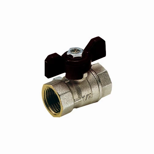 Valvola a sfera ff mistral a passaggio standard con farfalla 1 dn 23 5 pn 30
