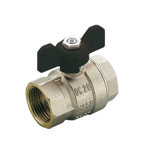 Valvola a sfera ff scirocco passaggio totale con farfalla 3/8 dn 10 pn 50